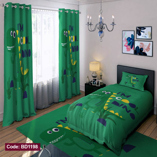 روتختی کودک ونوجوان رنگ سبز طرح دایناسور کد BD1198