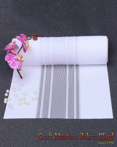 پرده ورتیکال یا دی کی ساده رنگ سفید کد D9