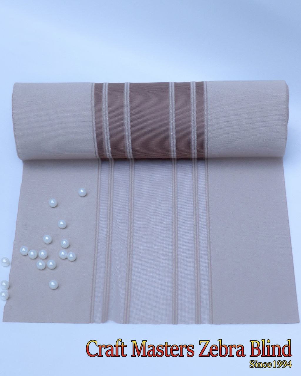 پرده ورتیکال یا دی کی ساده رنگ نسکافه ای کد D4